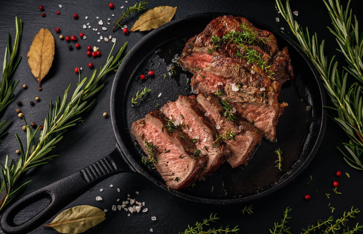 Sous Vide New York Strip Steak | Hop Creek Farms