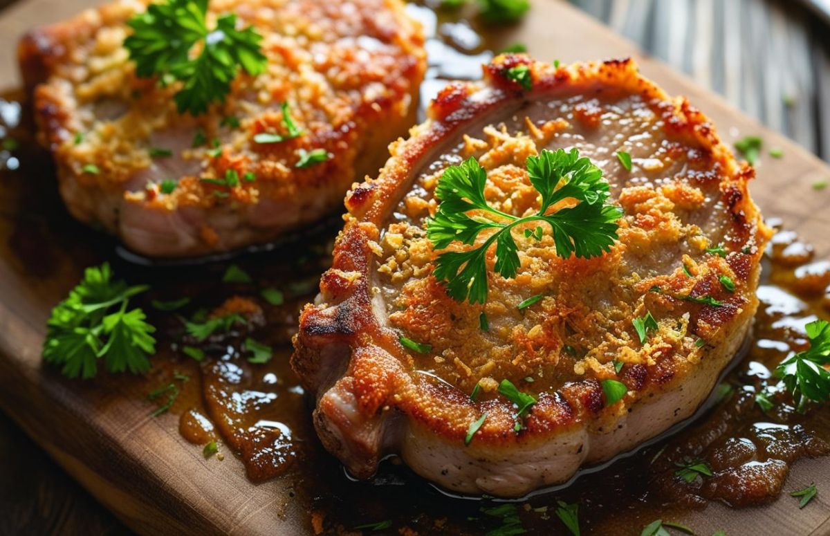 Crispy Parmesan-Crusted Pork Chops