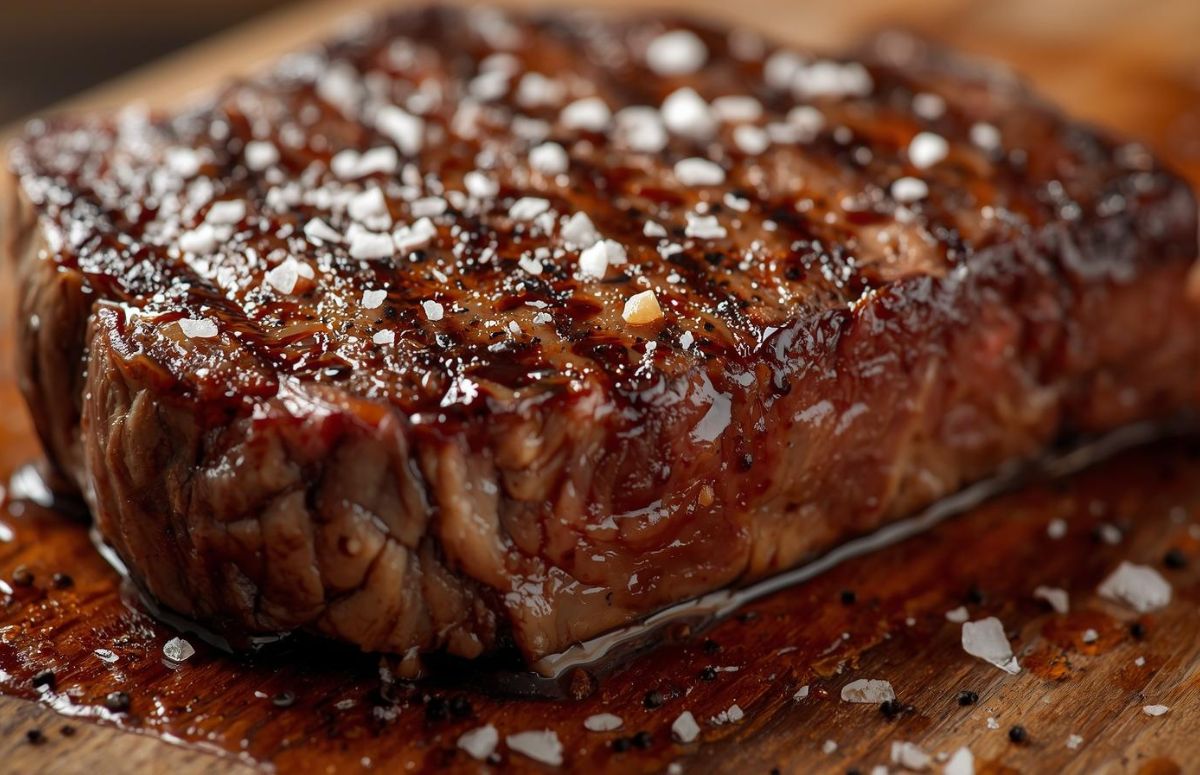 Ribeye Steak Marinated in Beer | Hop Creek Farms