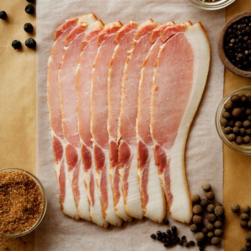 Pork Back Bacon (Average Weight 1.7lbs)